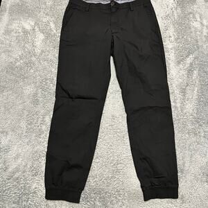 Kit And Ace Pants Mens 34 (34x29) Black Joggers Tech Stretch Commute